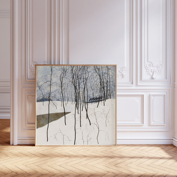 Léon Spilliaert — Les Cavaliers dans la neige | Symbolist Art Print