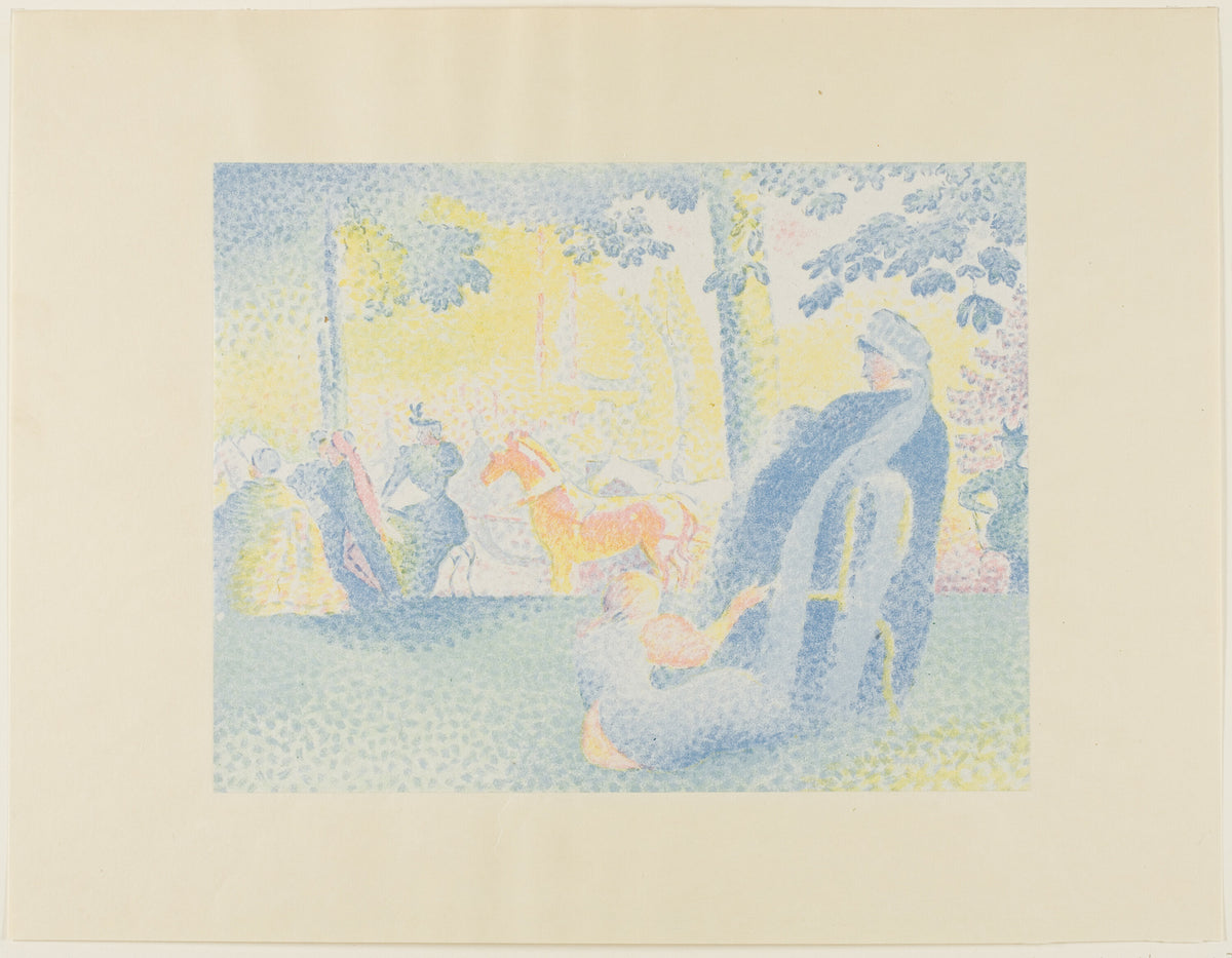 Henri-Edmond Cross — Les Champs-Élysées | Lithograph Print