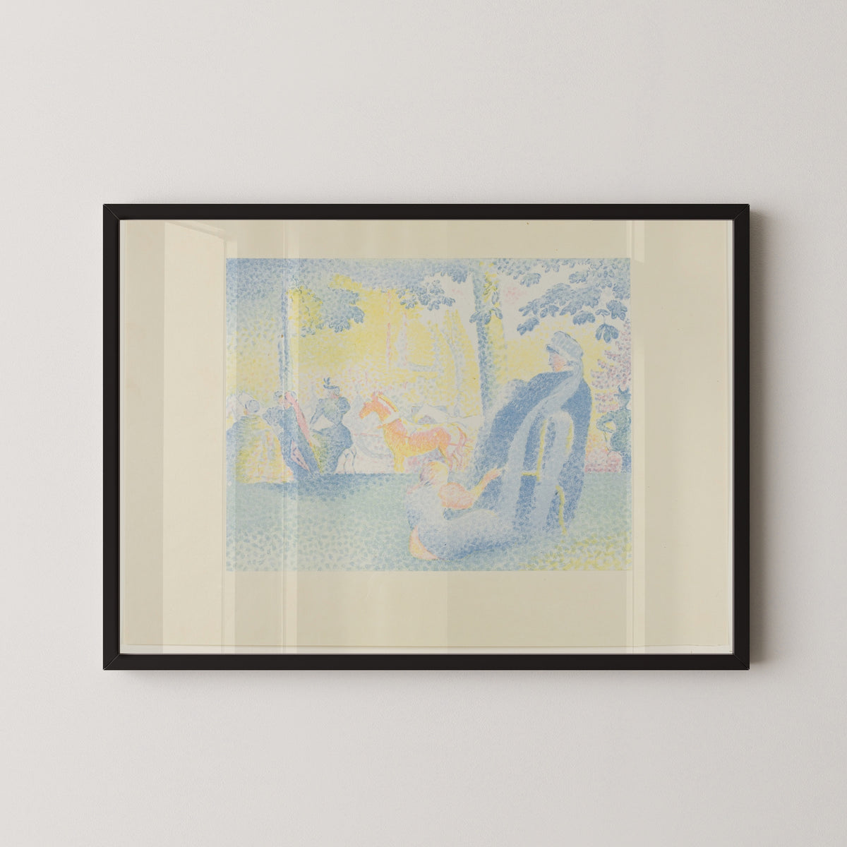 Henri-Edmond Cross — Les Champs-Élysées | Lithograph Print