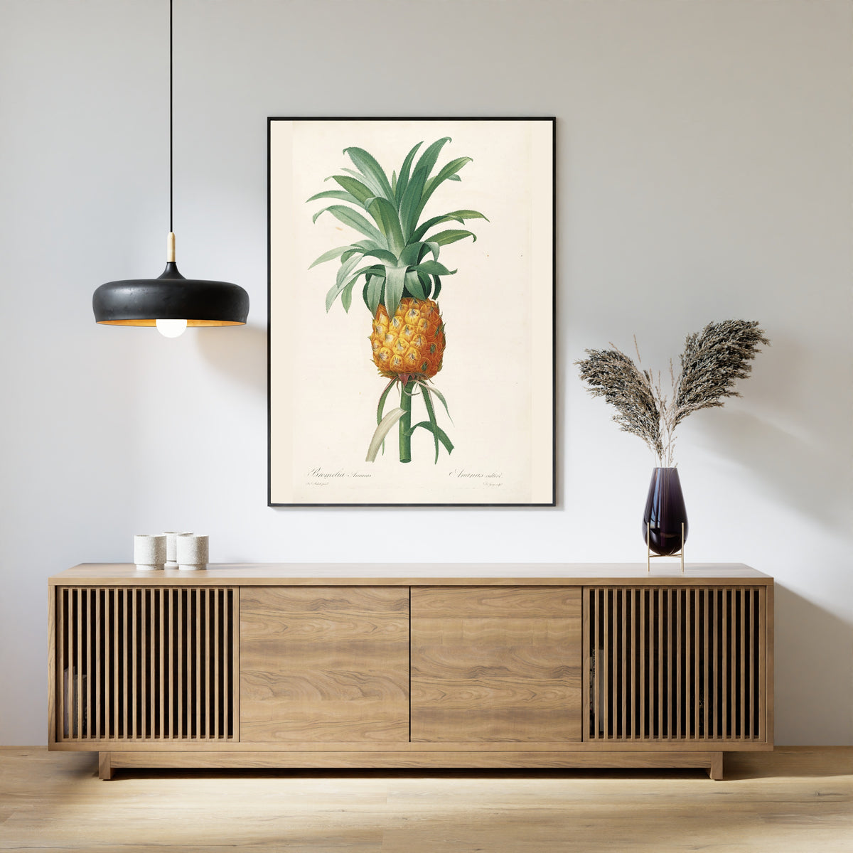 Pierre-Joseph Redouté — Les Liliacées: Bromelia Ananas (Pineapple) | Botanical Illustration Print