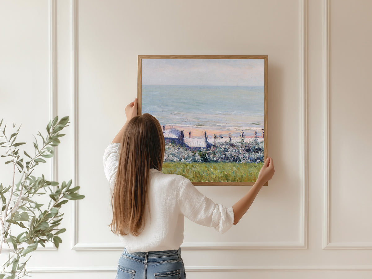 Gustave Caillebotte — Les toits de l’Hôtel des Roches Noires, Trouville | Fine Art Print