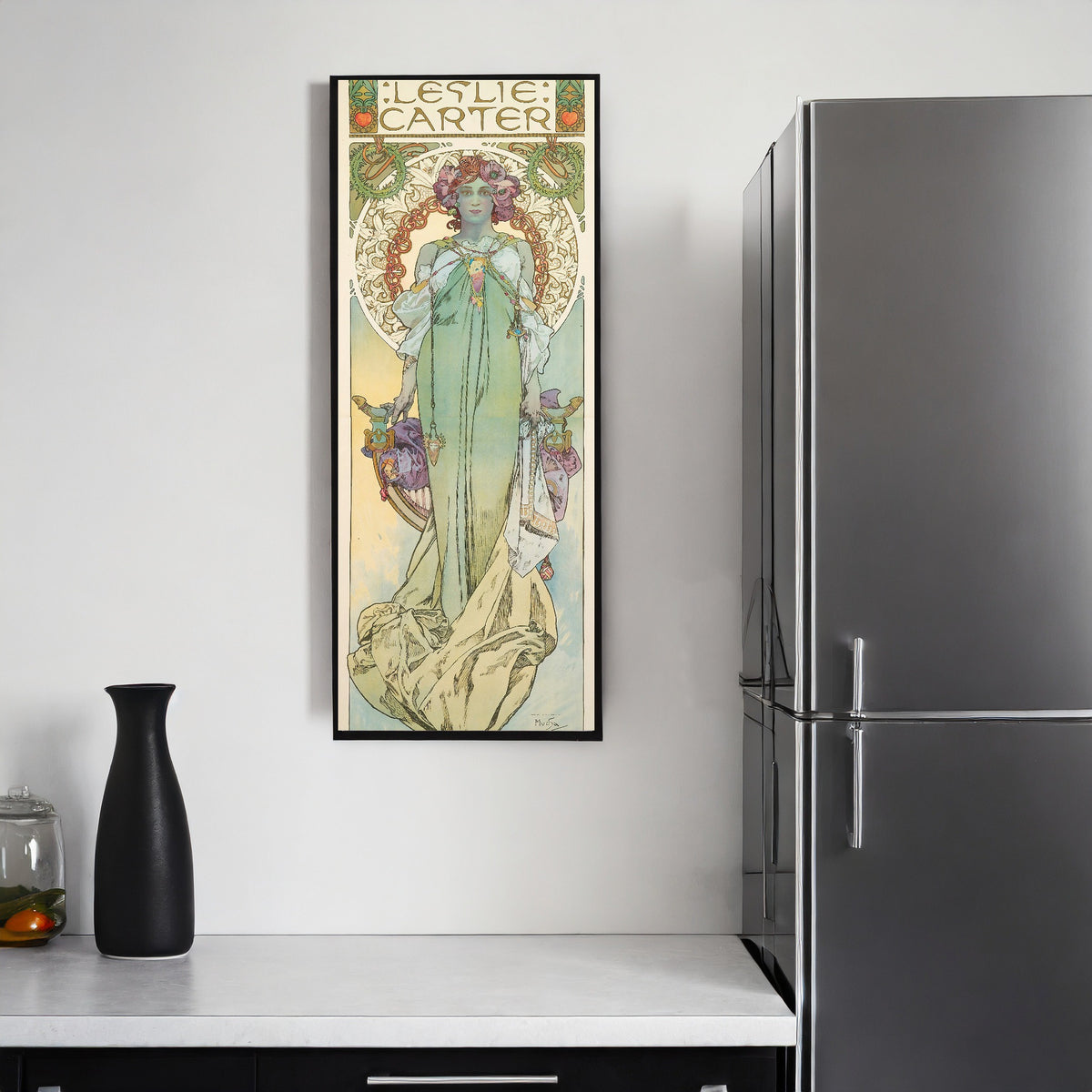Alphonse Mucha — Leslie Carter | Vintage Poster Print