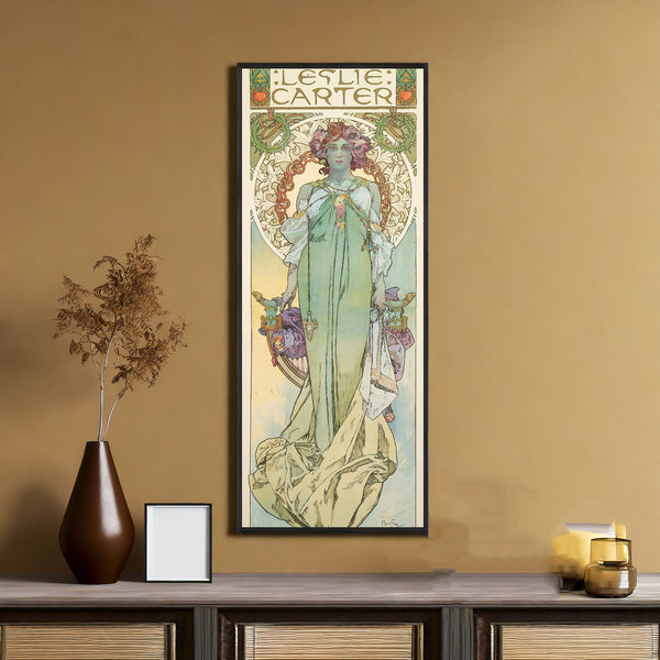 Alphonse Mucha — Leslie Carter | Vintage Poster Print