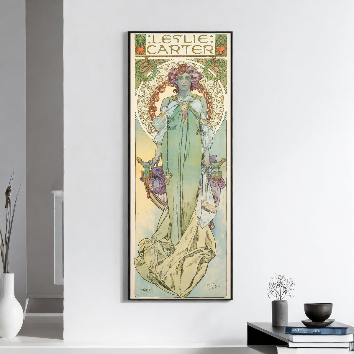 Alphonse Mucha — Leslie Carter | Vintage Poster Print