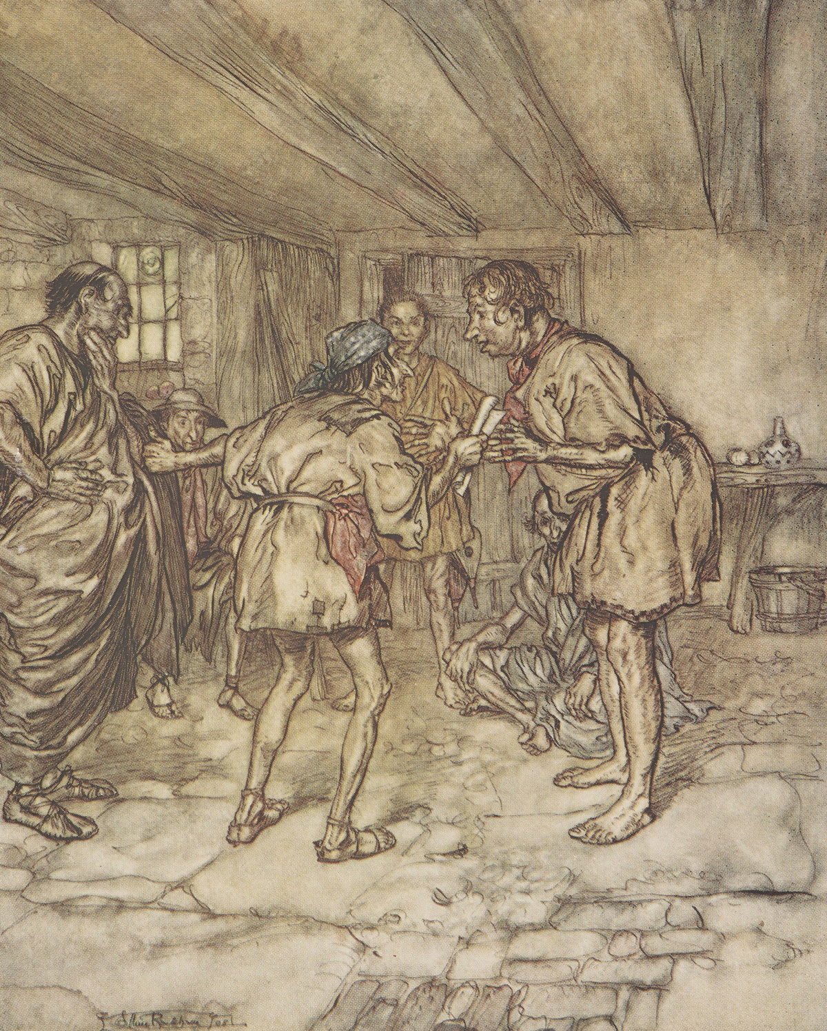 Arthur Rackham — Let Me Play the Lion Too | Shakespeare Illustration Print