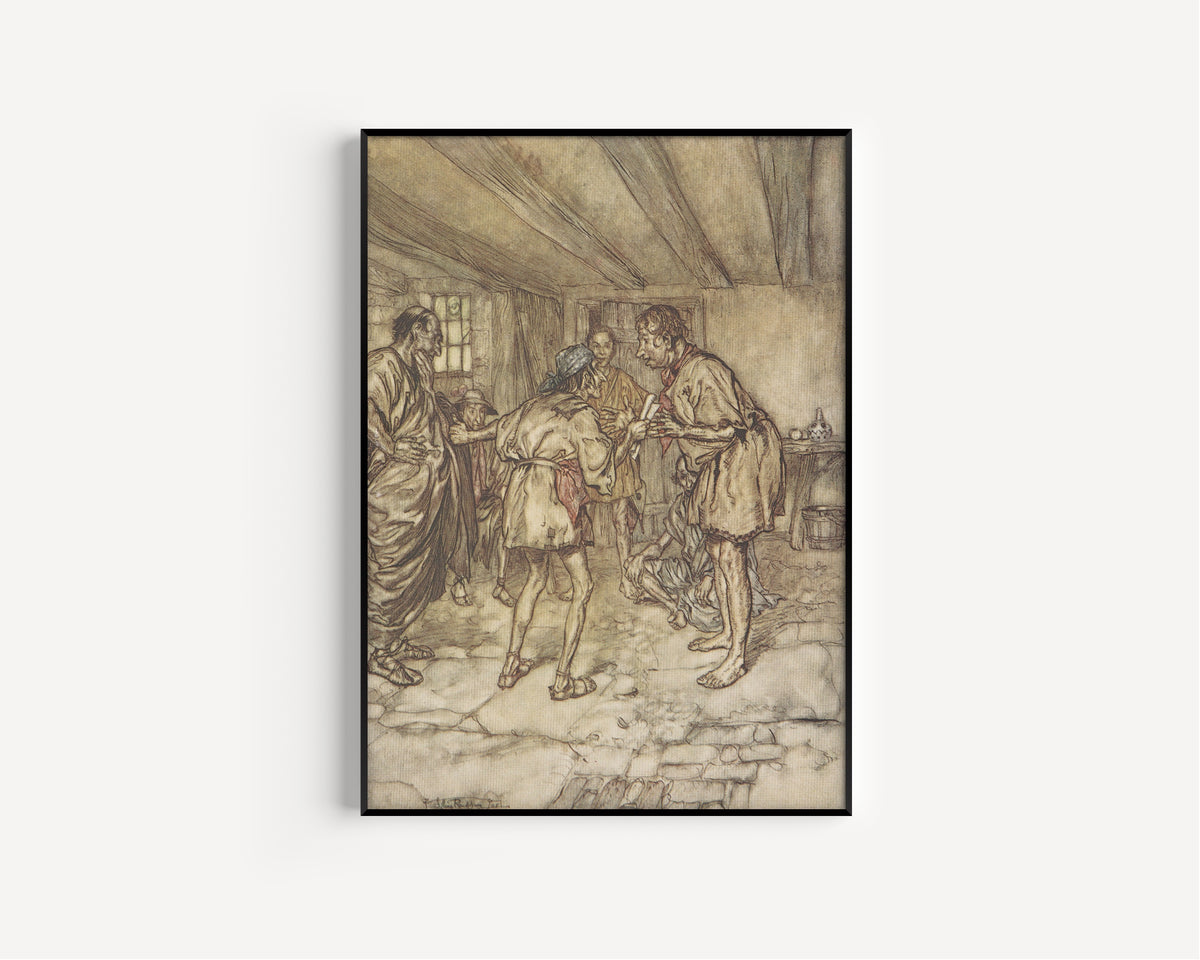 Arthur Rackham — Let Me Play the Lion Too | Shakespeare Illustration Print