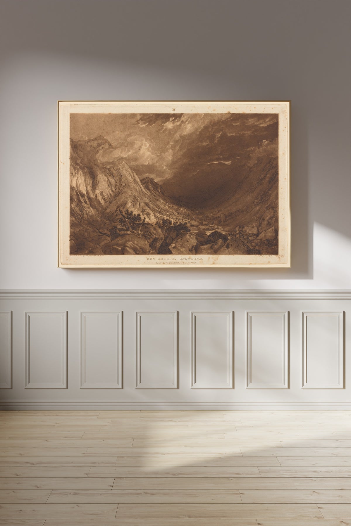 J.M.W. Turner — Liber Studiorum: Ben Arthur, Scotland | Mezzotint Print