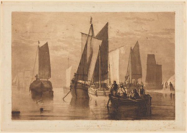 J.M.W. Turner — Liber Studiorum: Calm | Mezzotint Print