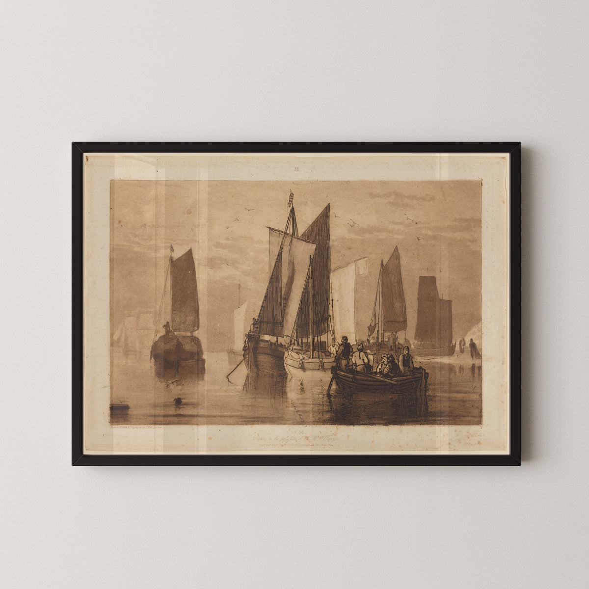 J.M.W. Turner — Liber Studiorum: Calm | Mezzotint Print