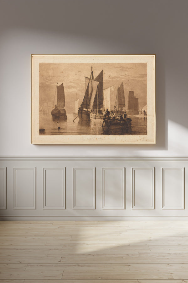 J.M.W. Turner — Liber Studiorum: Calm | Mezzotint Print