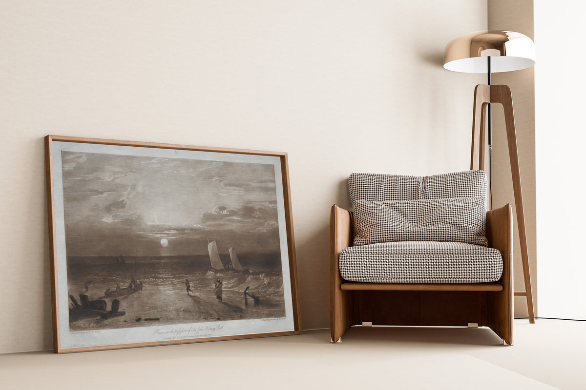J.M.W. Turner — Liber Studiorum: Mildmay Sea-piece | Mezzotint Print