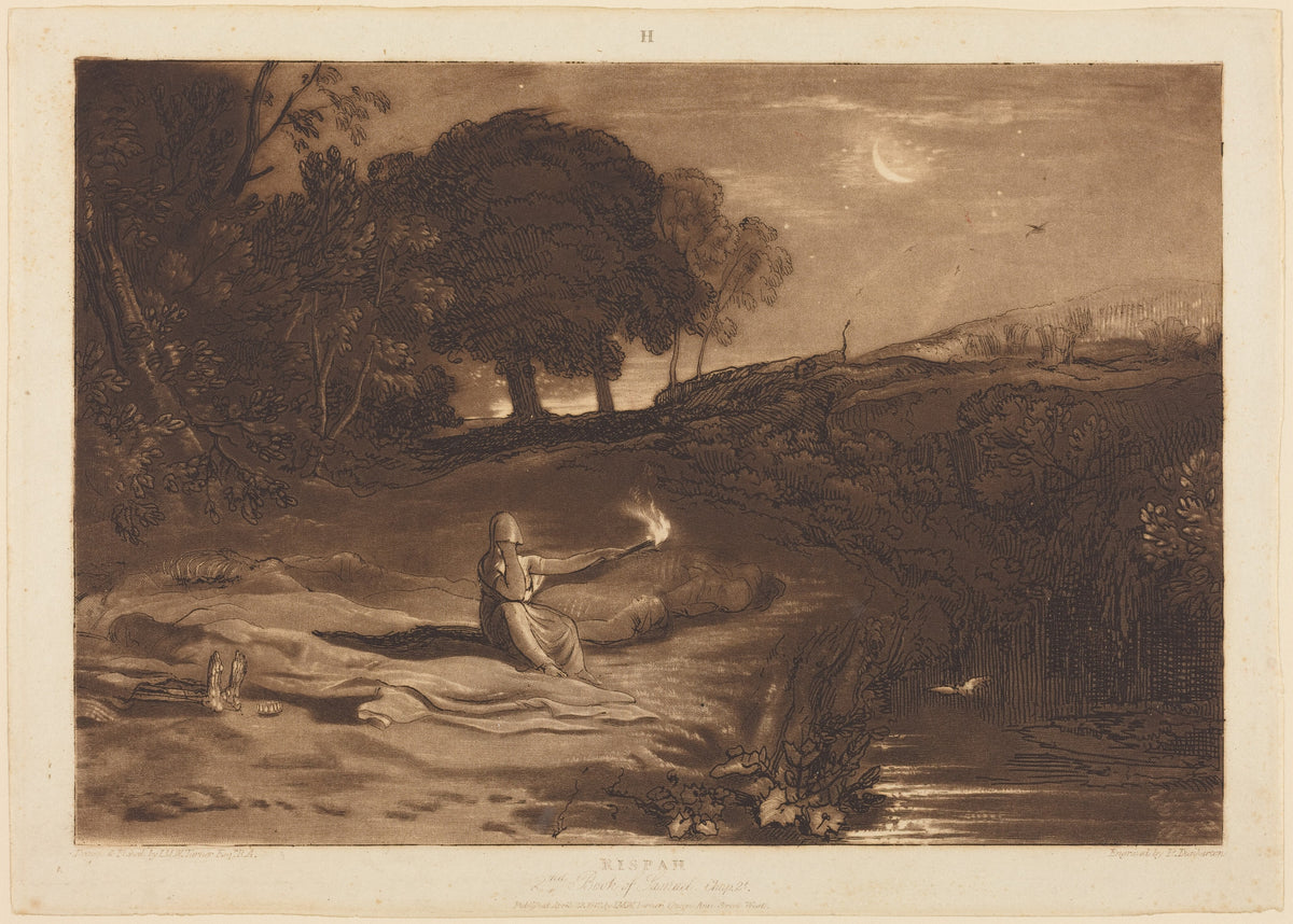 J.M.W. Turner — Liber Studiorum: Rispah | Mezzotint Print