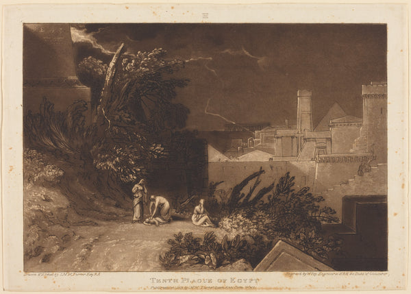 J.M.W. Turner — Liber Studiorum: Tenth Plague of Egypt | Mezzotint Print