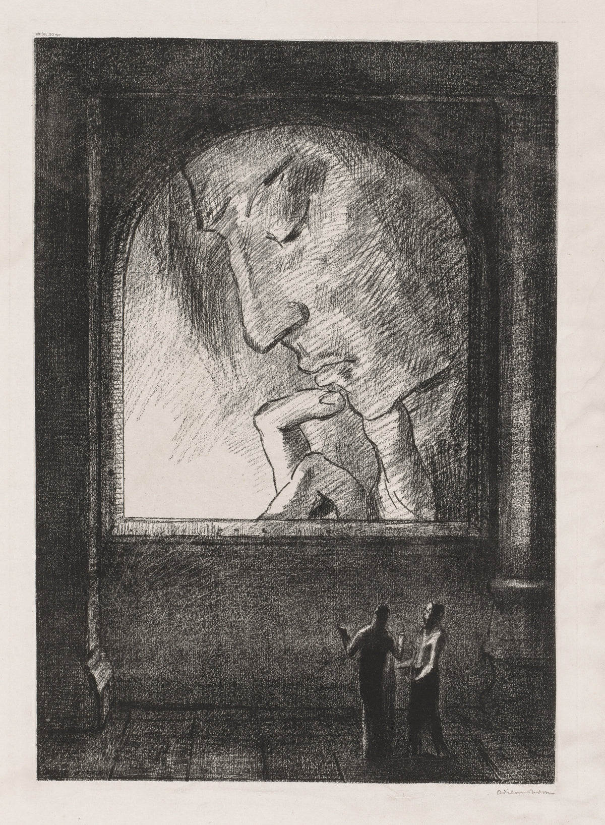 Odilon Redon — Light | Symbolist Art Print