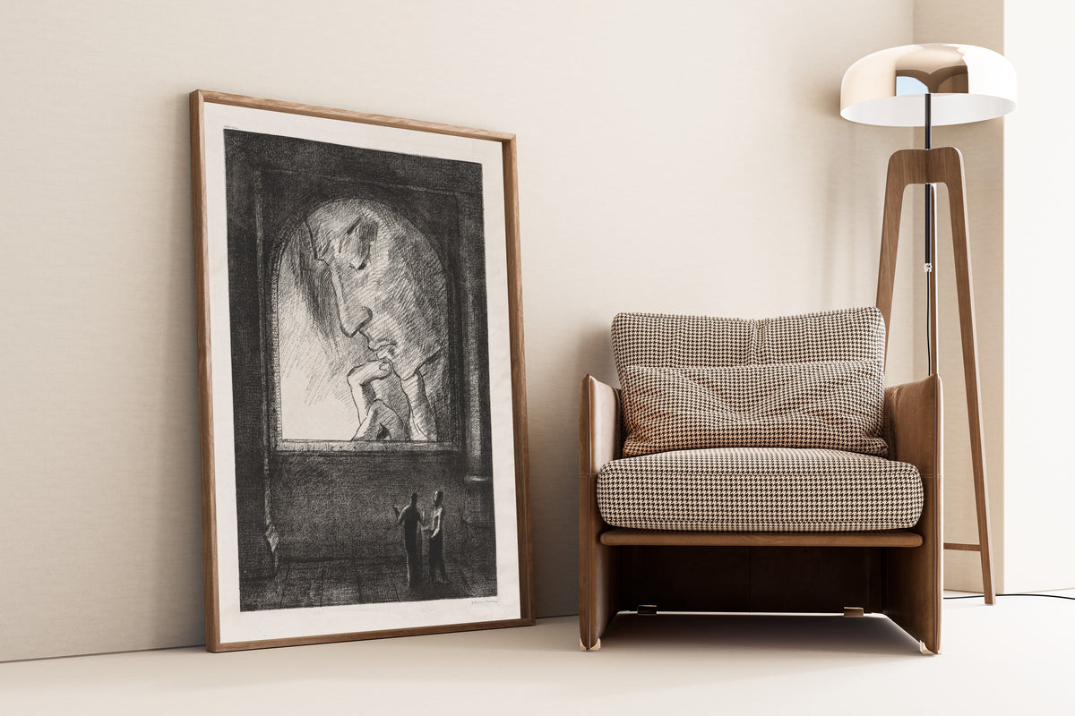 Odilon Redon — Light | Symbolist Art Print