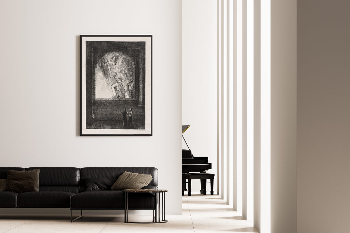 Odilon Redon — Light | Symbolist Art Print