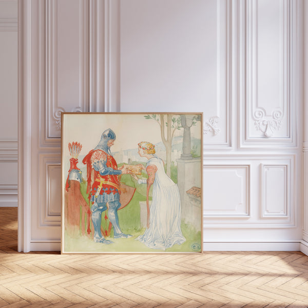 Carl Larsson — Lisana and Margon | Swedish Watercolour Print