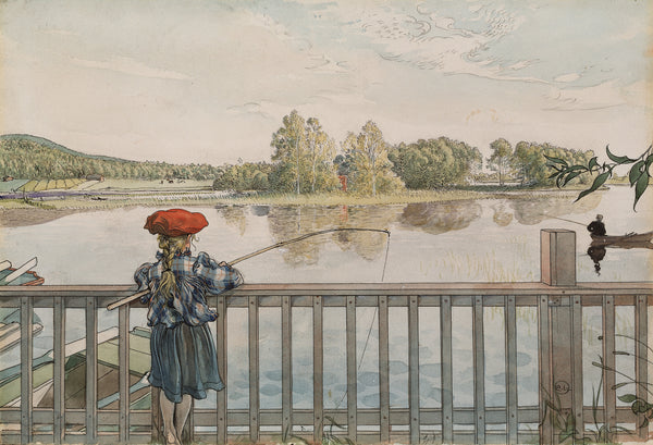 Carl Larsson — Lisbeth Angling | Swedish Watercolour Print