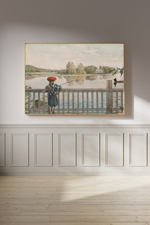 Carl Larsson — Lisbeth Angling | Swedish Watercolour Print