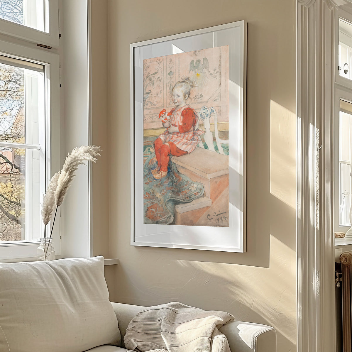 Carl Larsson — Lisbeth | Swedish Watercolour Print