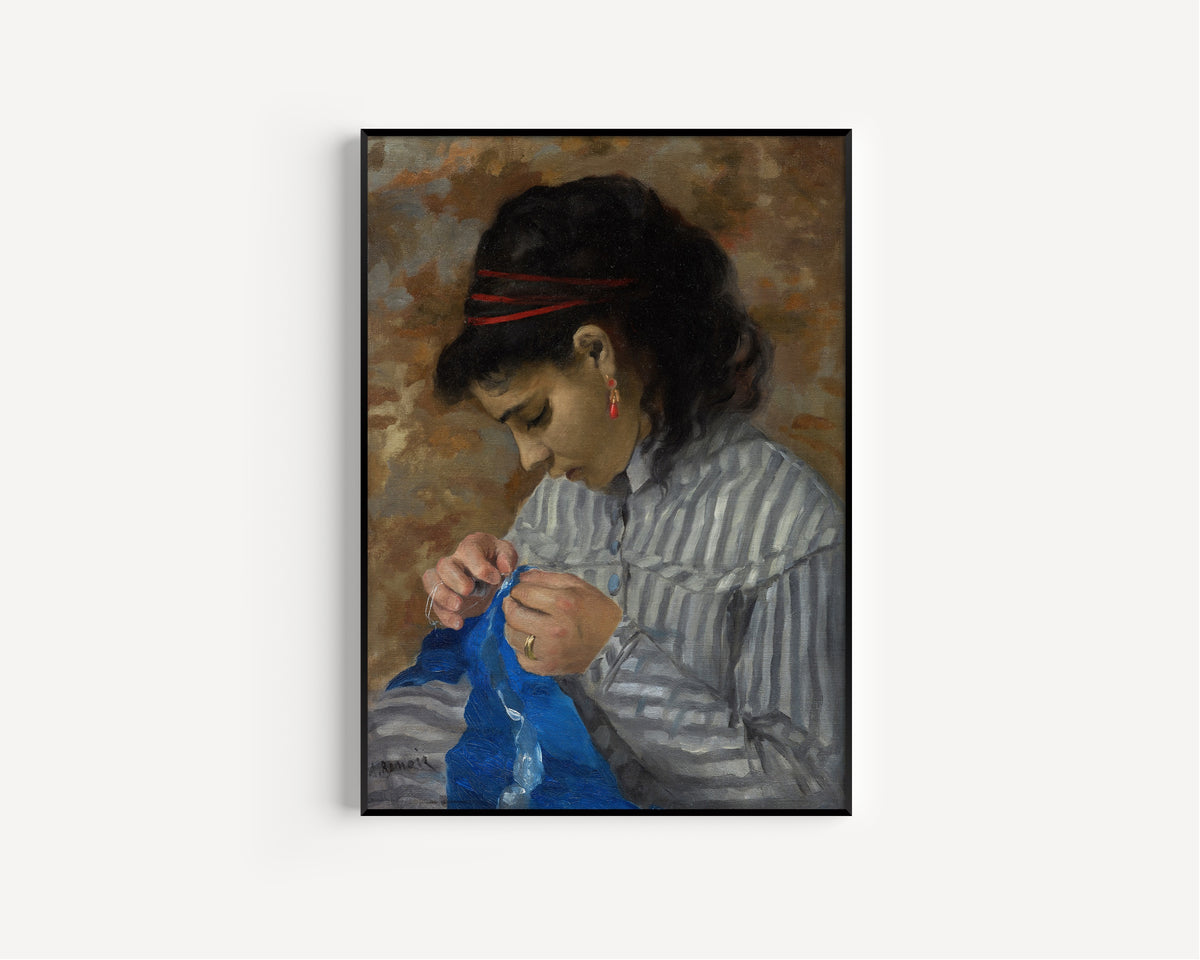 Pierre-Auguste Renoir — Lise Sewing | Fine Art Print