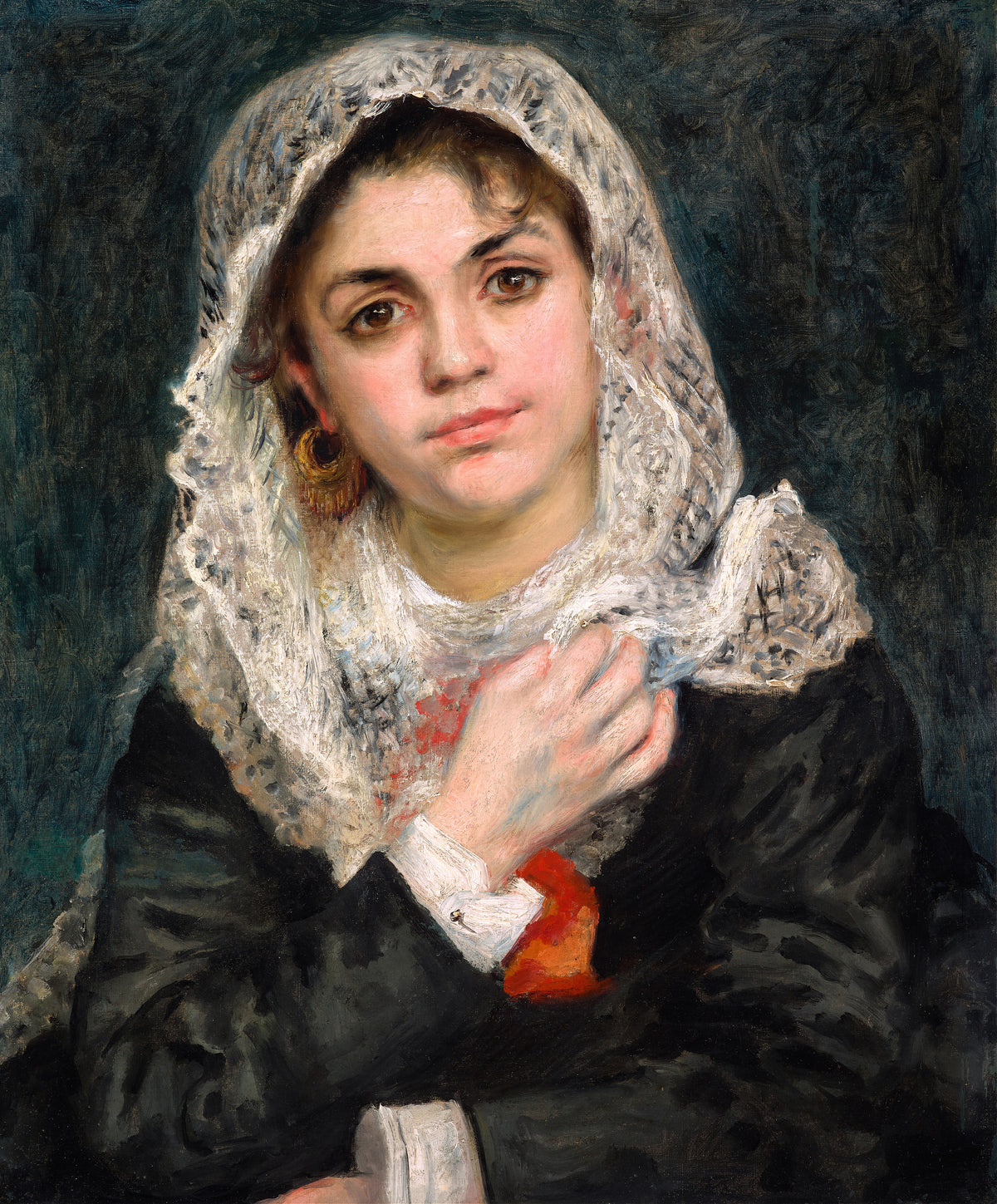 Pierre-Auguste Renoir — Lise in a White Shawl | Fine Art Print