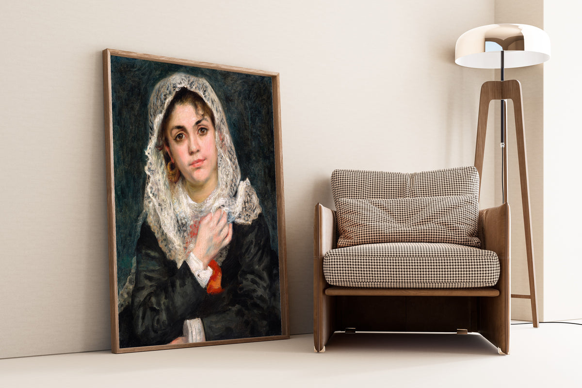 Pierre-Auguste Renoir — Lise in a White Shawl | Fine Art Print