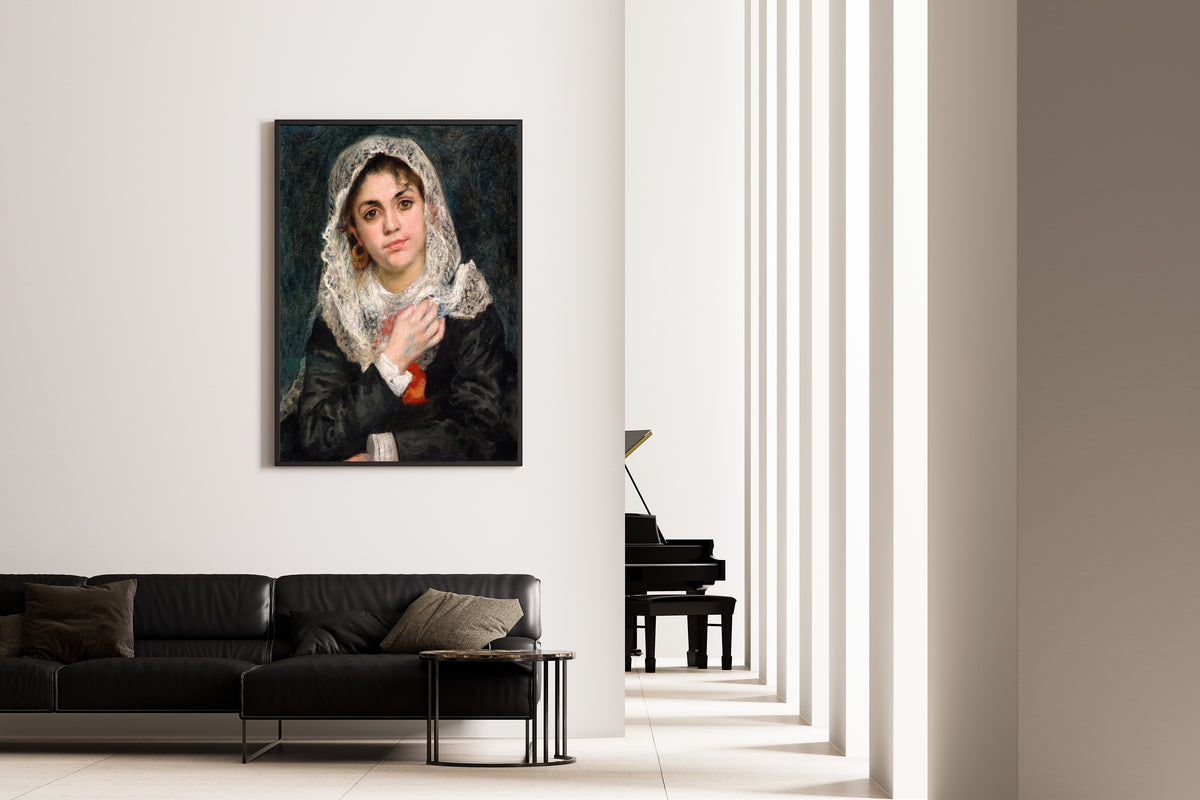Pierre-Auguste Renoir — Lise in a White Shawl | Fine Art Print