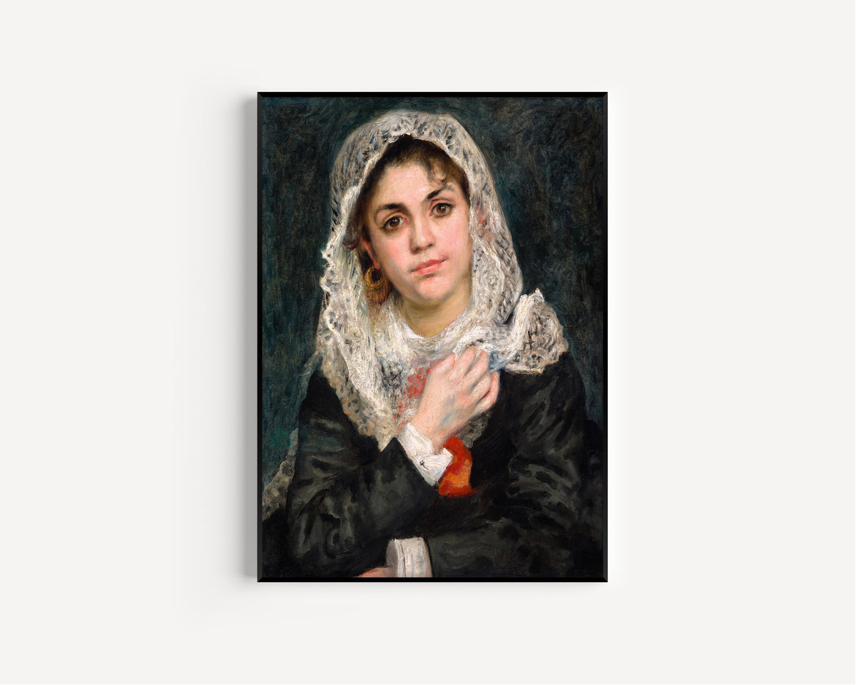 Pierre-Auguste Renoir — Lise in a White Shawl | Fine Art Print