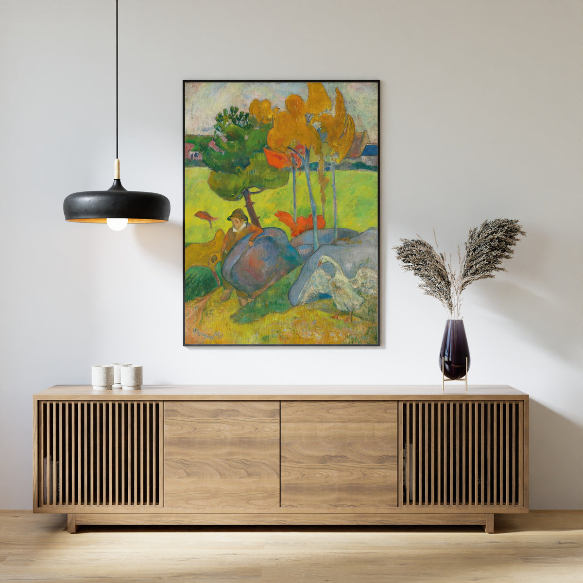 Paul Gauguin — Little Breton Boy with a Goose | Fine Art Print