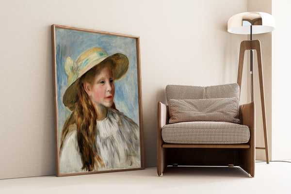 Pierre-Auguste Renoir — Little Girl with a Hat | Fine Art Print