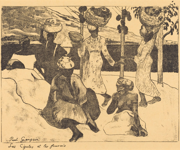 Paul Gauguin — Locusts and Ants: A Memory of Martinique | Lithograph Print