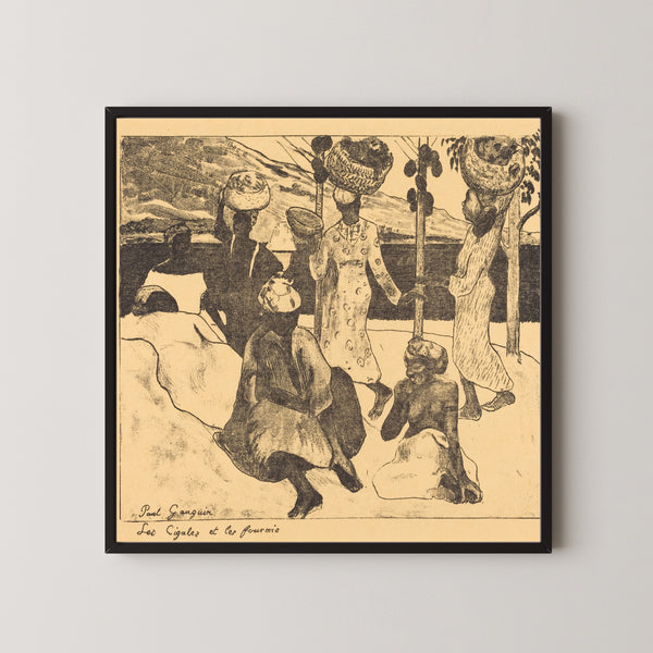 Paul Gauguin — Locusts and Ants: A Memory of Martinique | Lithograph Print