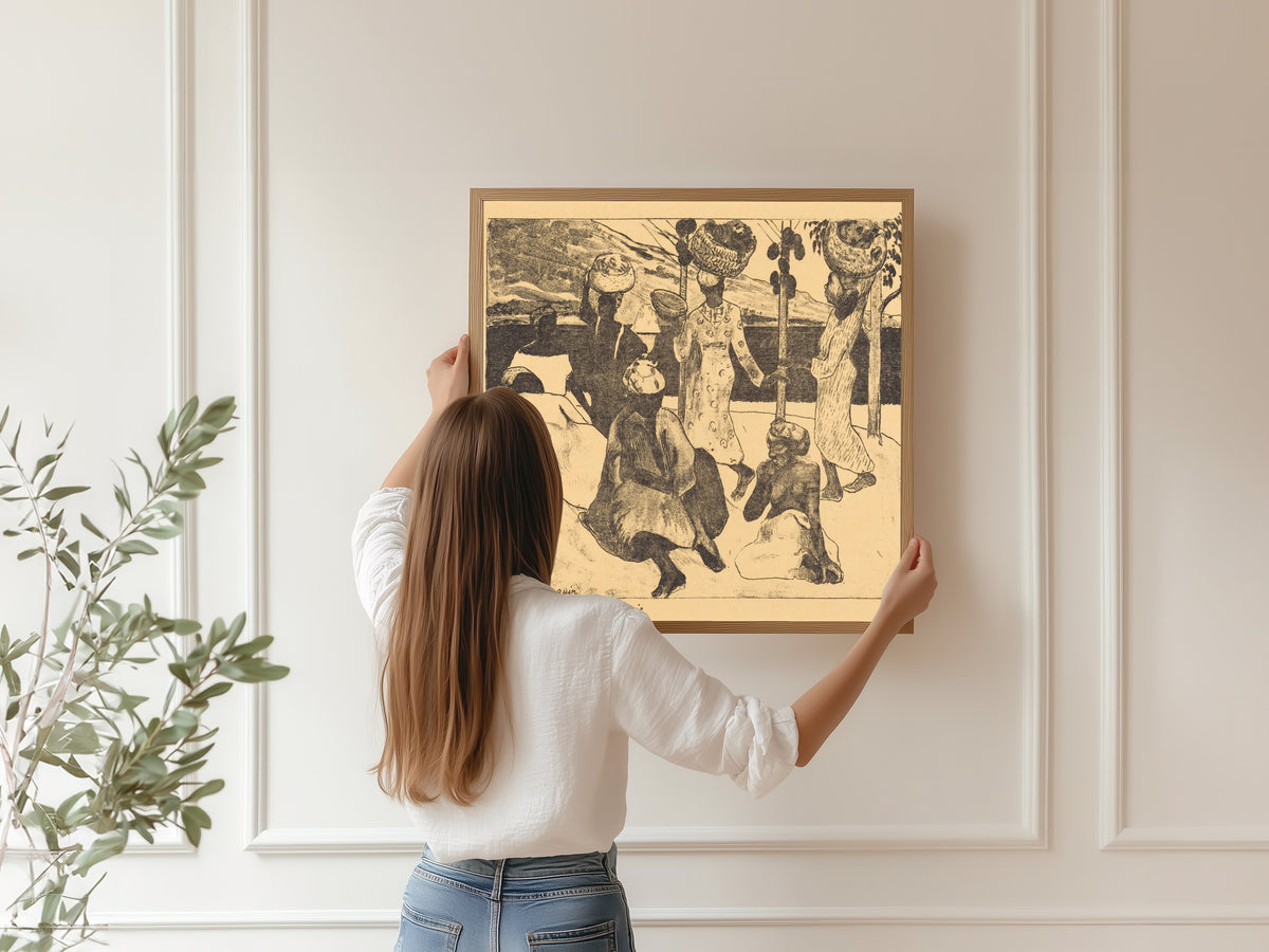 Paul Gauguin — Locusts and Ants: A Memory of Martinique | Lithograph Print