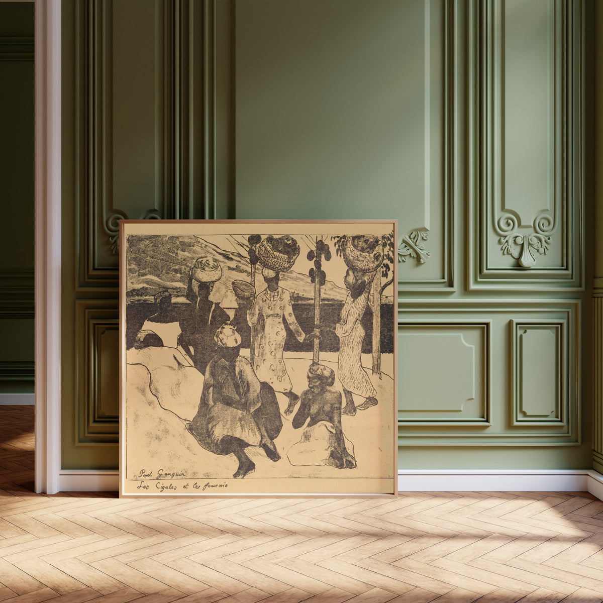 Paul Gauguin — Locusts and Ants: A Memory of Martinique | Lithograph Print