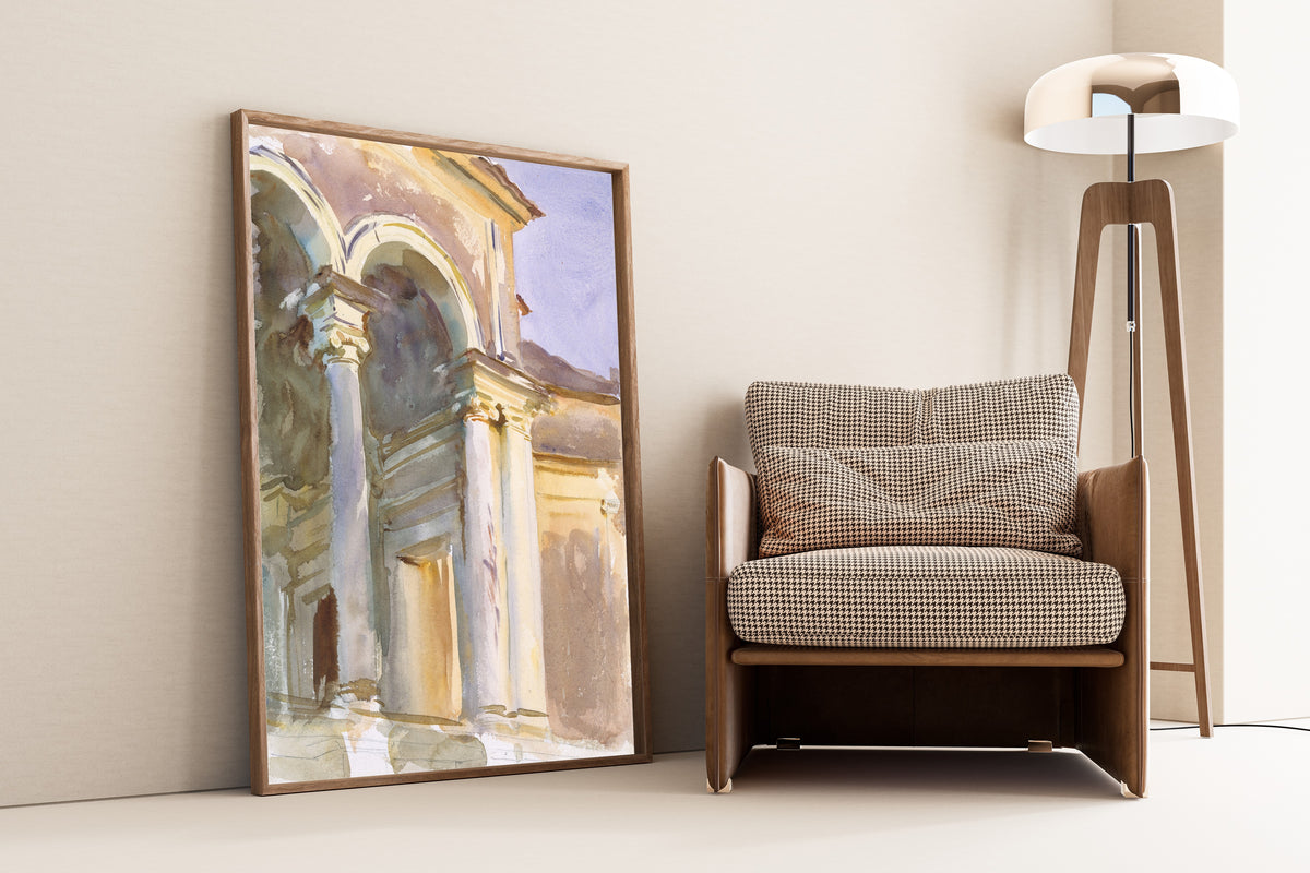 John Singer Sargent — Loggia, Villa Giulia, Rome | Fine Art Print