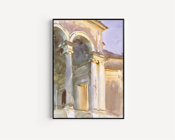 John Singer Sargent — Loggia, Villa Giulia, Rome | Fine Art Print