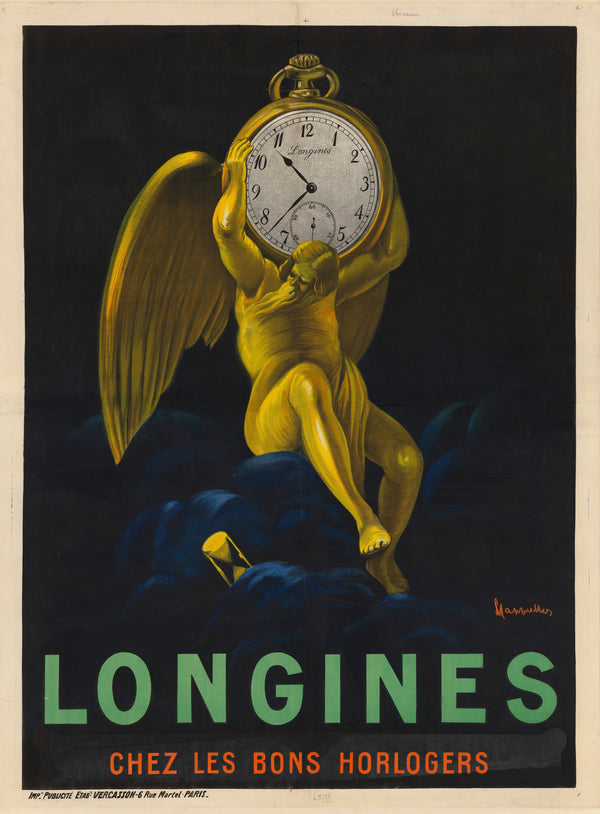 Leonetto Cappiello — Longines chez les bons horlogers | Vintage Poster Print