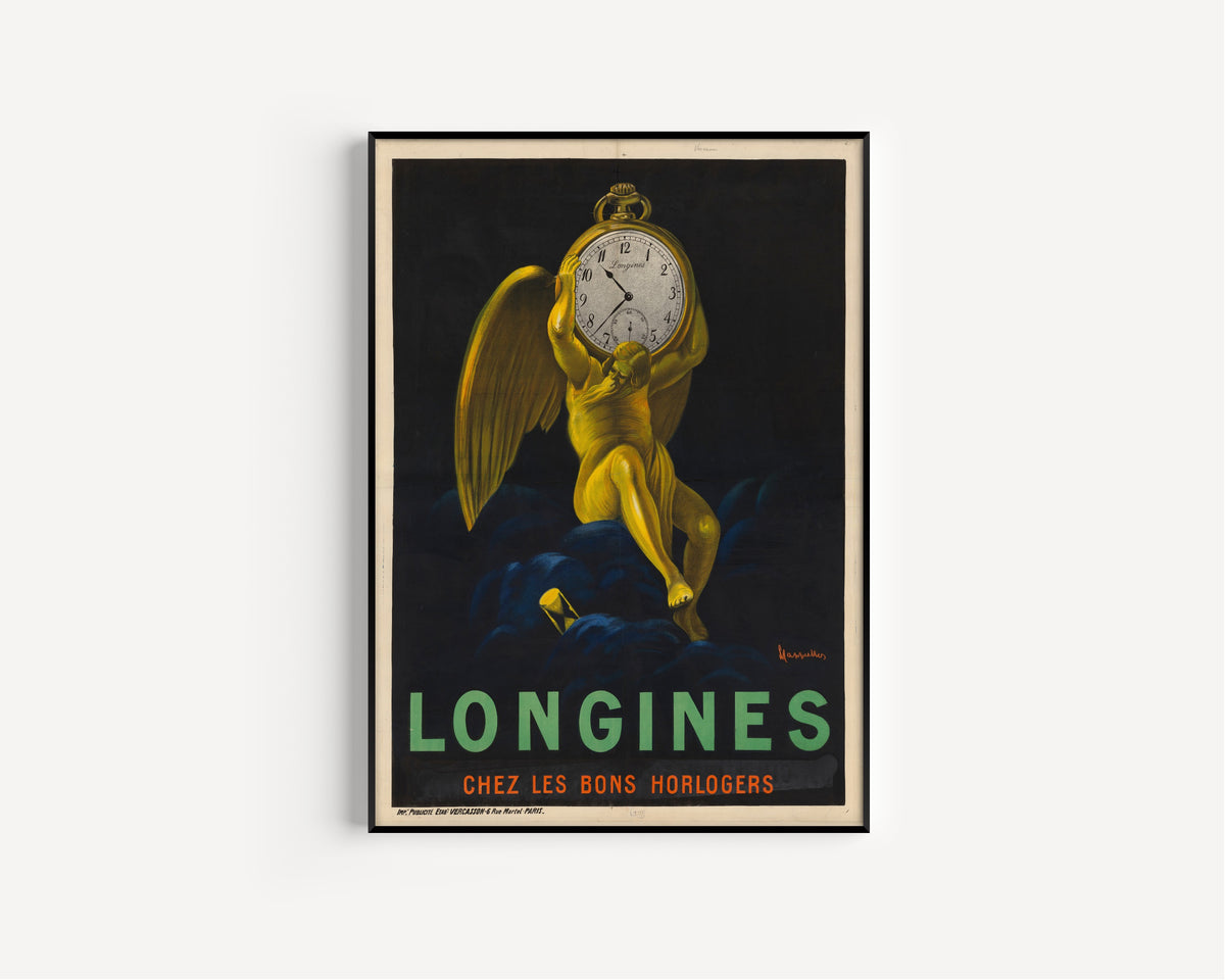 Leonetto Cappiello — Longines chez les bons horlogers | Vintage Poster Print