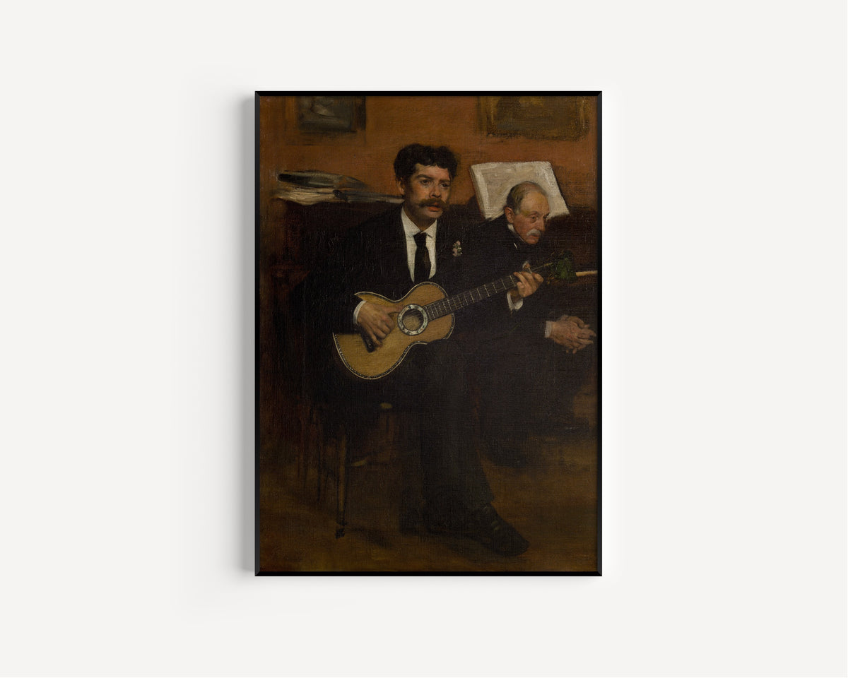 Edgar Degas — Lorenzo Pagans and Auguste De Gas | Fine Art Print