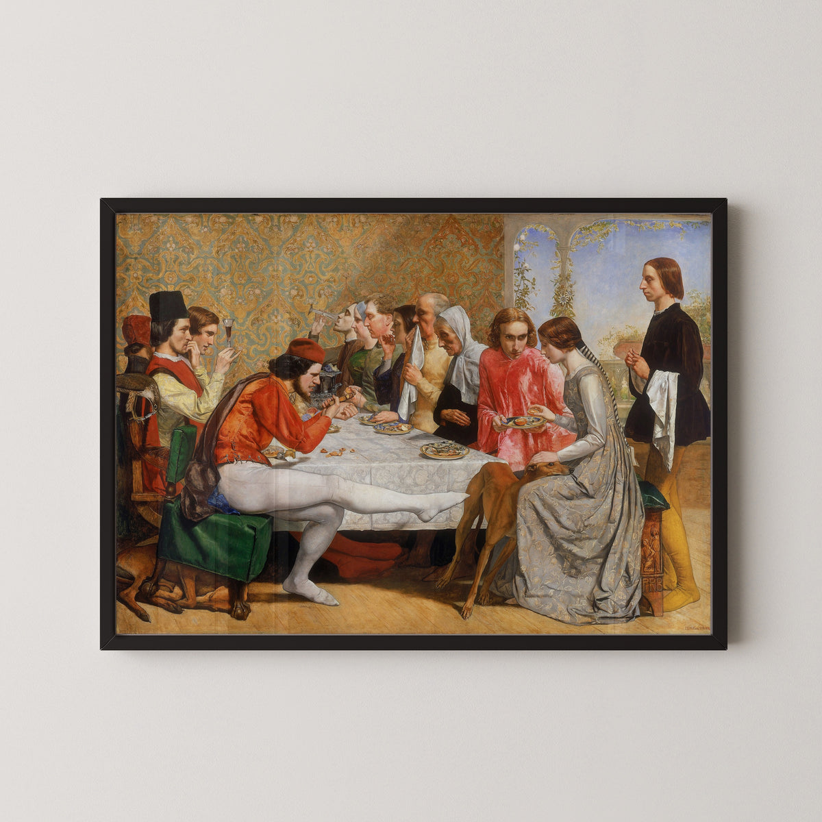 John Everett Millais — Lorenzo and Isabella | Pre-Raphaelite Art Print