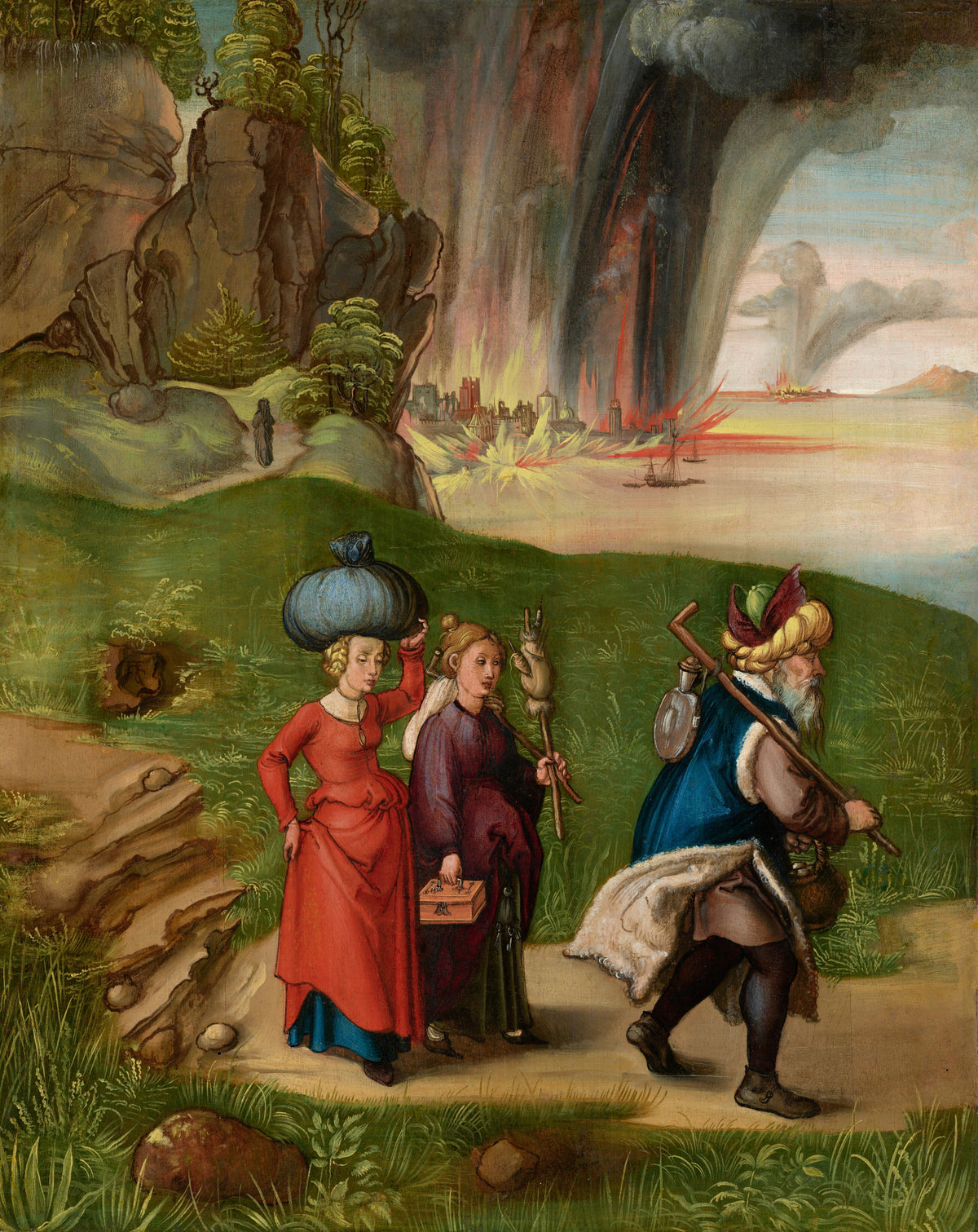 Albrecht Dürer — Lot and His Daughters | Fine Art Print