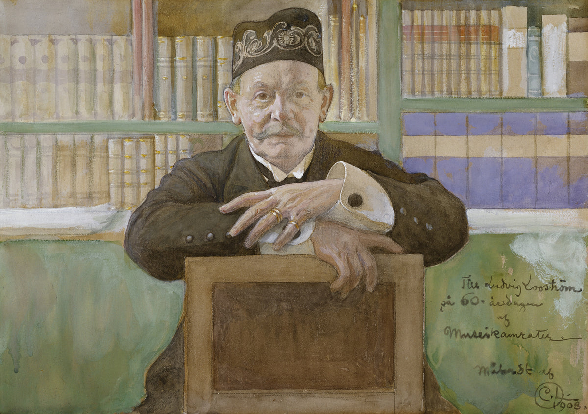 Carl Larsson — Ludvig Looström | Swedish Watercolour Print