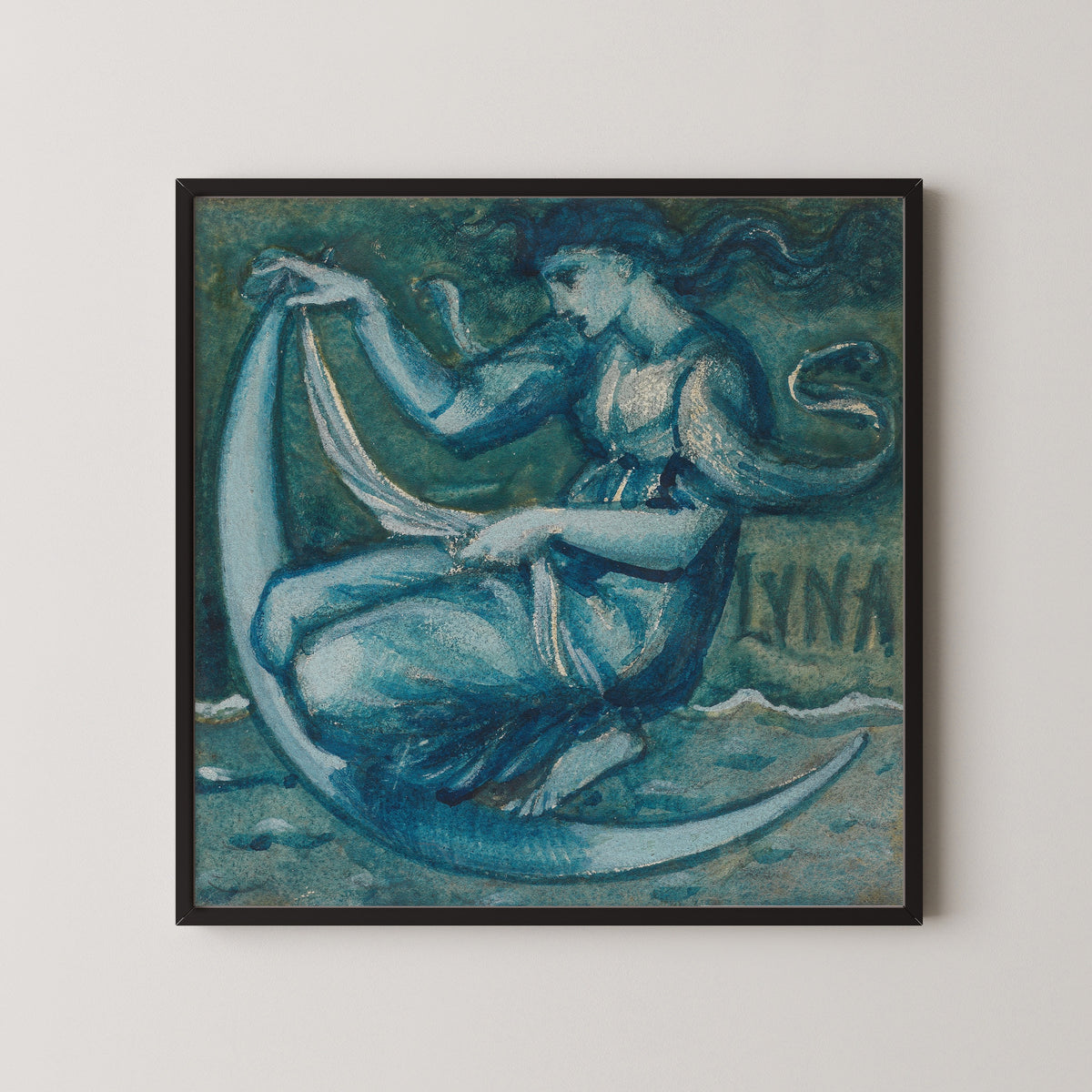 Edward Burne-Jones — Luna | Pre-Raphaelite Art Print