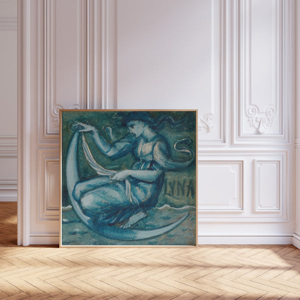 Edward Burne-Jones — Luna | Pre-Raphaelite Art Print