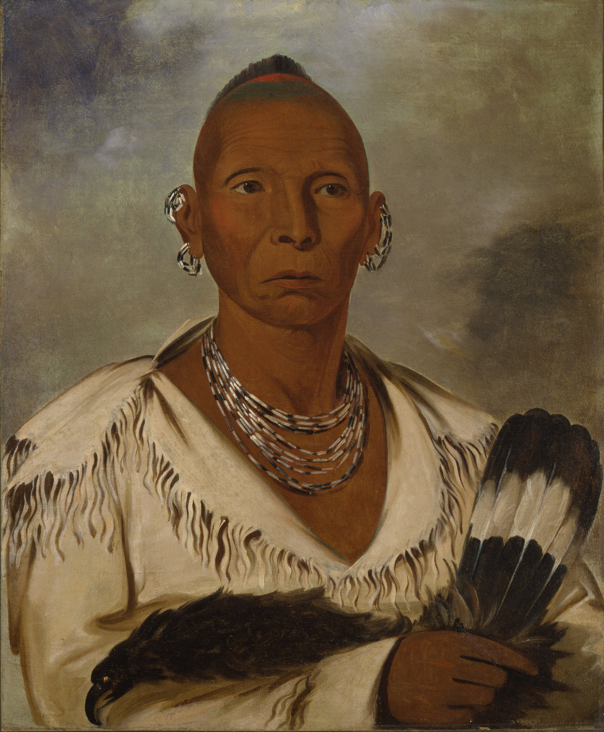 George Catlin — Múk-a-tah-mish-o-káh-kaik, Black Hawk, Prominent Sac Chief | Western Art Print