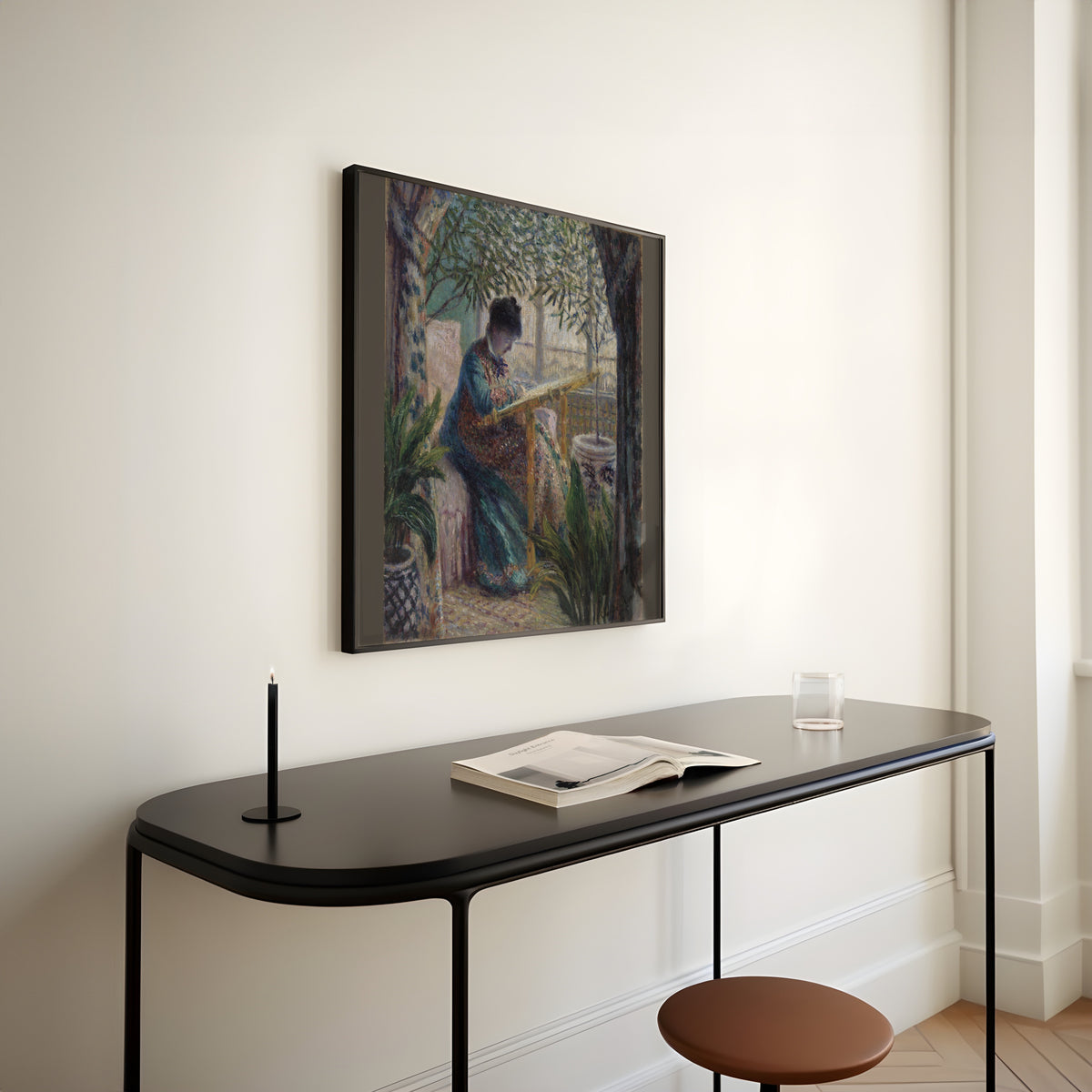 Claude Monet — Madame Monet Embroidering | Fine Art Print