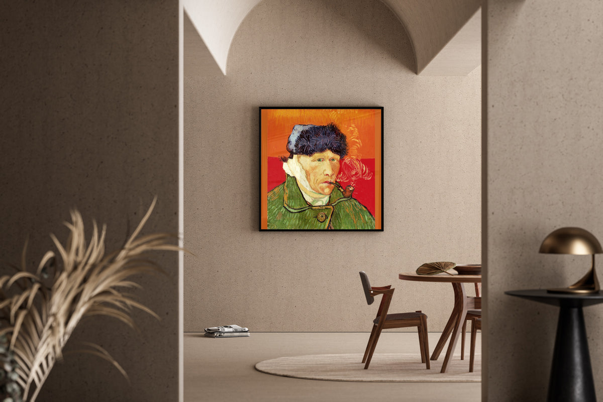 Vincent van Gogh — Self-Portrait with Bandaged Ear and Pipe | Fine Art Print