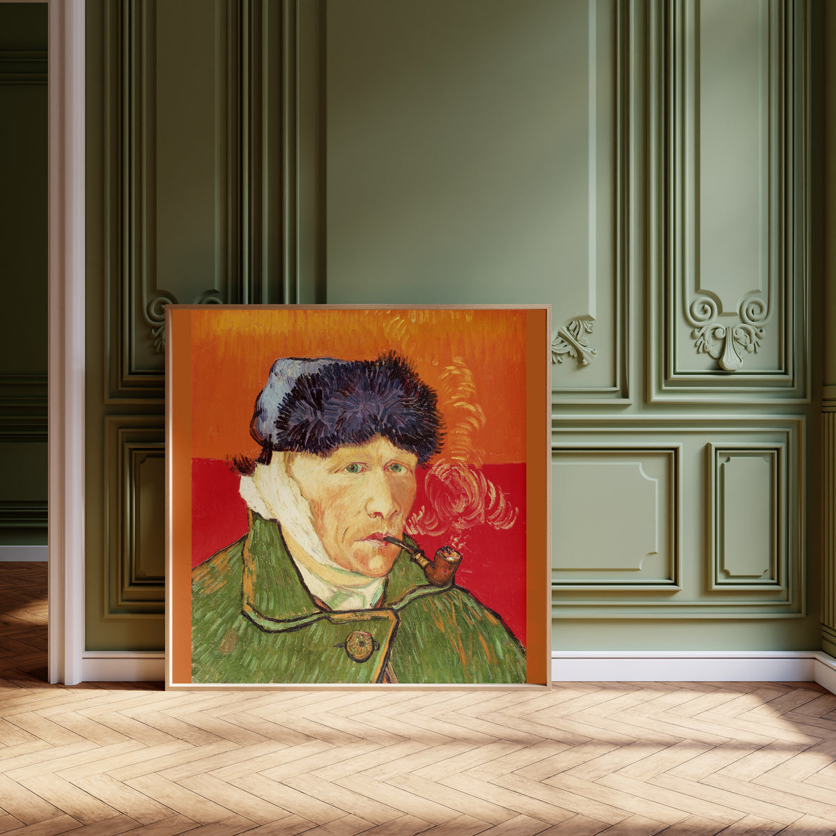 Vincent van Gogh — Self-Portrait with Bandaged Ear and Pipe | Fine Art Print