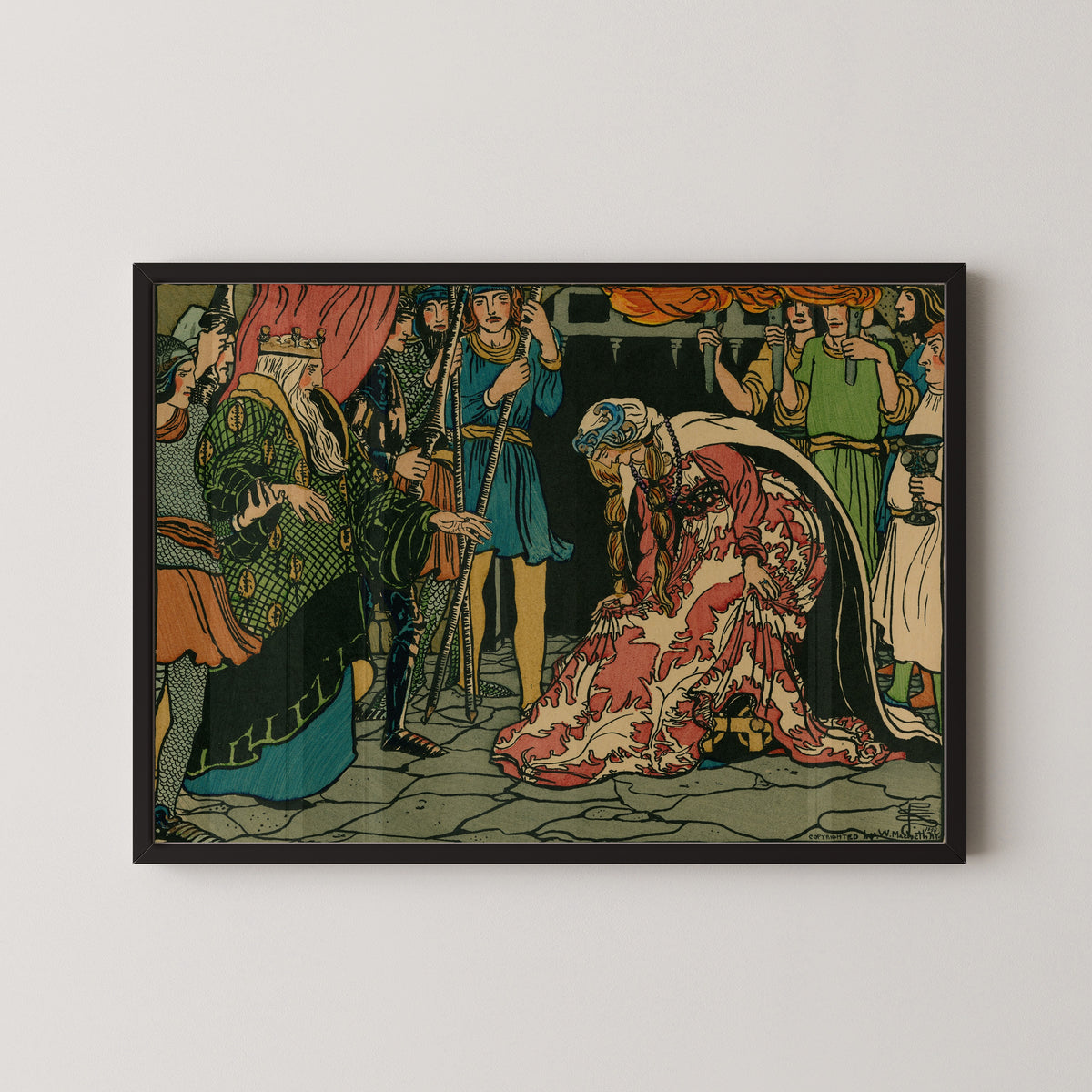 Pamela Colman Smith — Macbeth: The Service and the Loyalty I Owe | Shakespeare Illustration Print